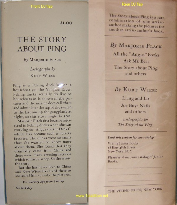 The Story About Ping - First Edition Identification Points