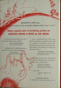 Dr. Seuss first edition book identification