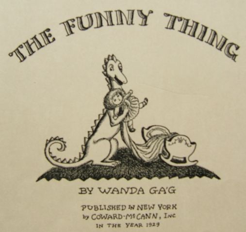 The Funny Thing (1929) » Collecting Childrens Books